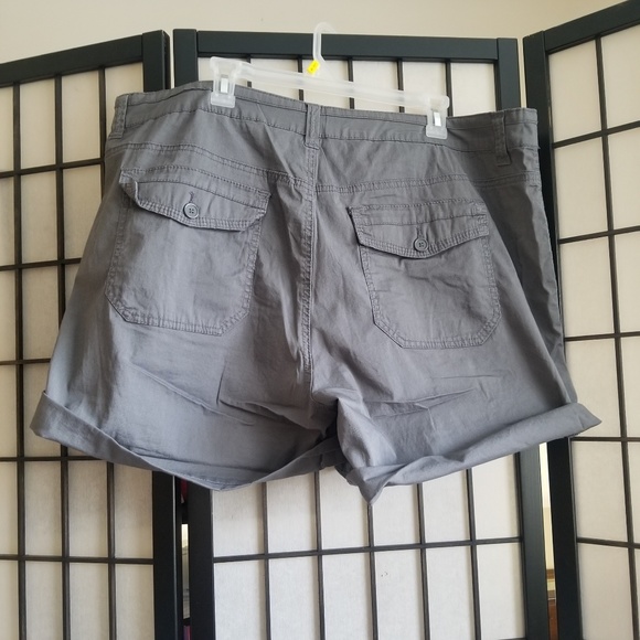 Nwt Supplies grey cargo shorts charcoal - Picture 4 of 8